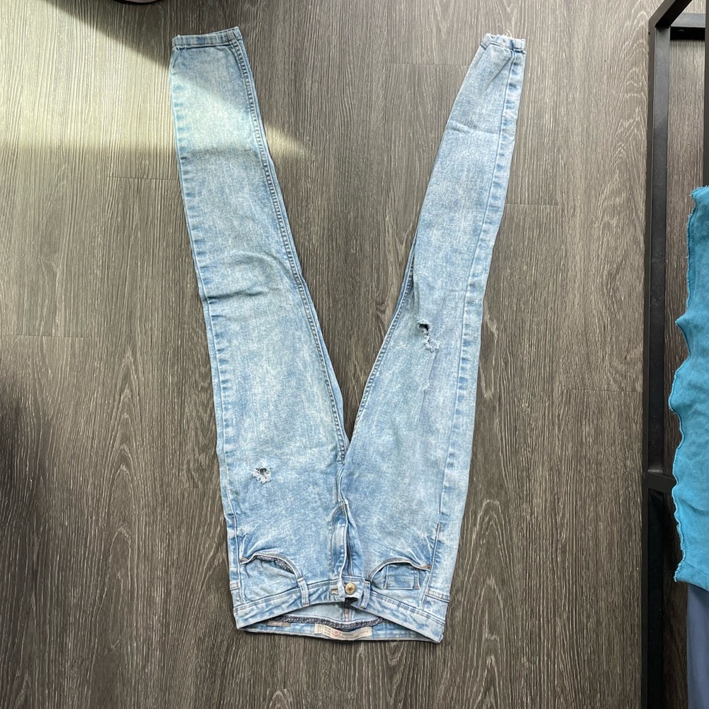 Zara ripped jeans